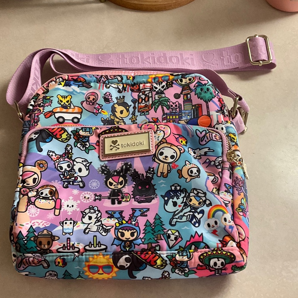 Tokidoki Multicolor Character Crossbody Bag